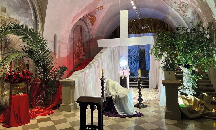 Grób Pański w kościele Przemienienia Pańskiego